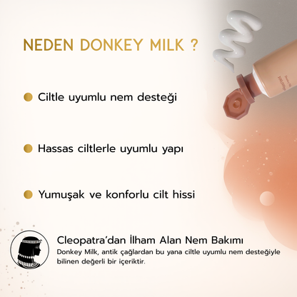 Donkey Milk & Collagen Su Bazlı Nemlendirici Krem | Donkey Milk Collagen Cream