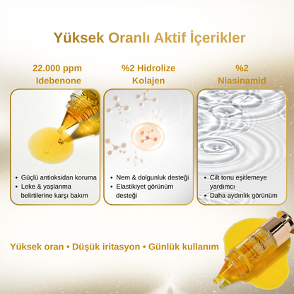 Idebenone Double Shot Ampoule Set | Idebenone İçerikli Çift Fazlı Ampul Seti