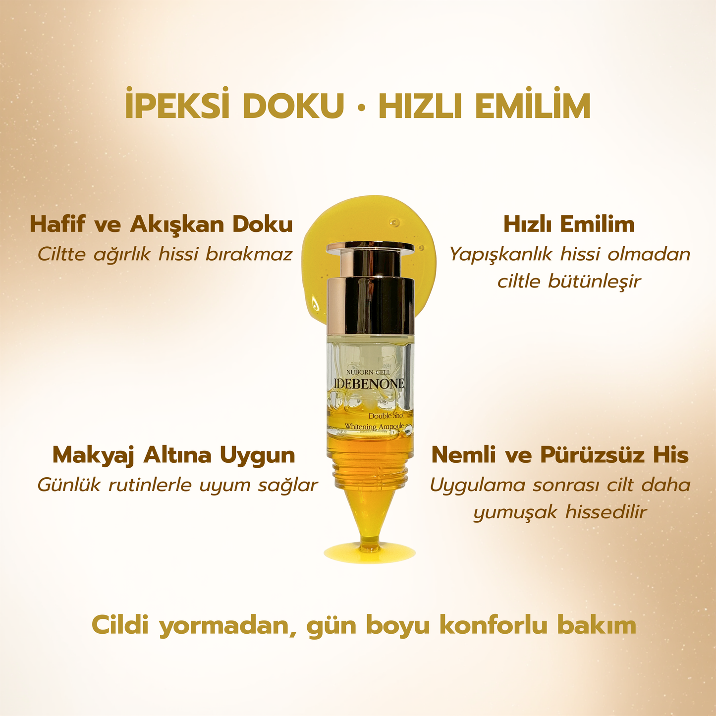 Idebenone Double Shot Ampoule Set | Idebenone İçerikli Çift Fazlı Ampul Seti