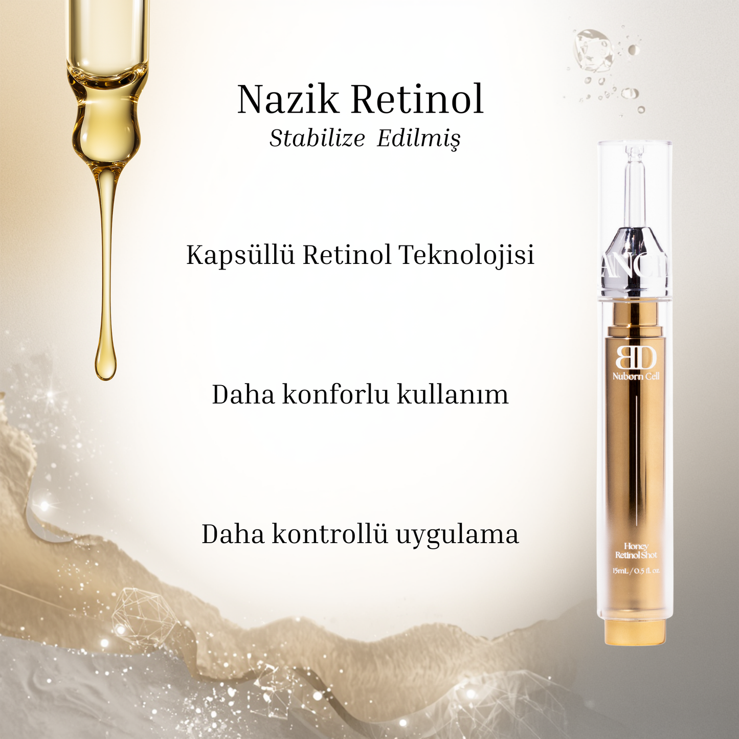 Honey Retinol Shot Serum | Bal Özlü Retinol Gece Serumu