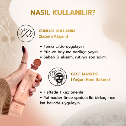 Donkey Milk & Collagen Su Bazlı Nemlendirici Krem | Donkey Milk Collagen Cream