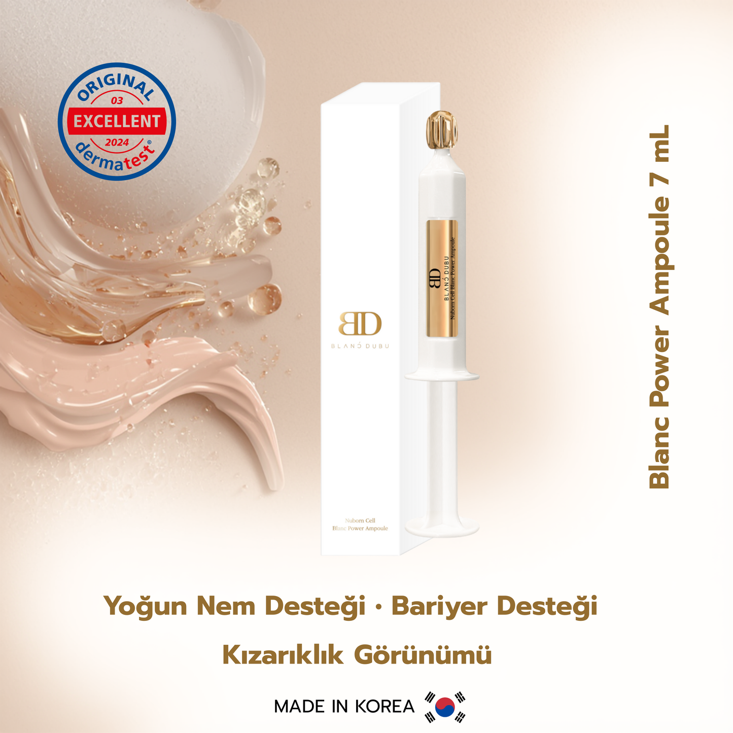 Yoğun Nemlendirici Kore Ampul Serumu | Blanc Power Ampoule