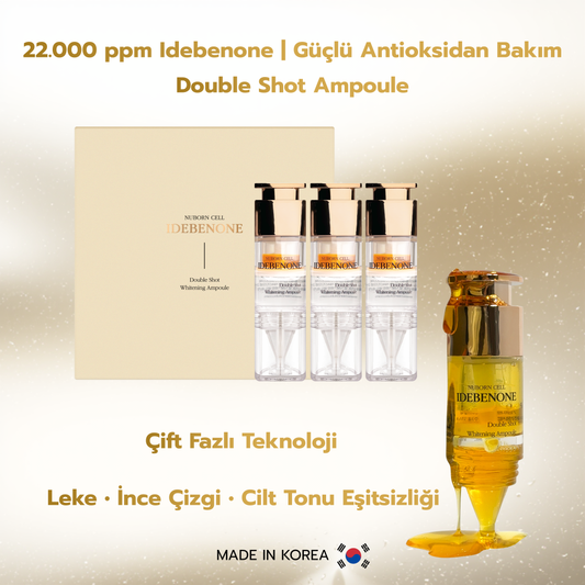 Idebenone Double Shot Ampoule Set | Idebenone İçerikli Çift Fazlı Ampul Seti